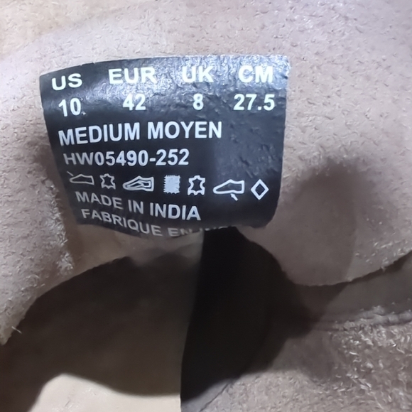 Clarks Taupe Suede Ankle Boots - Picture 3 of 6